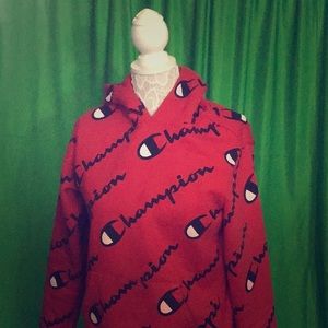 Red Champion Hoodie
